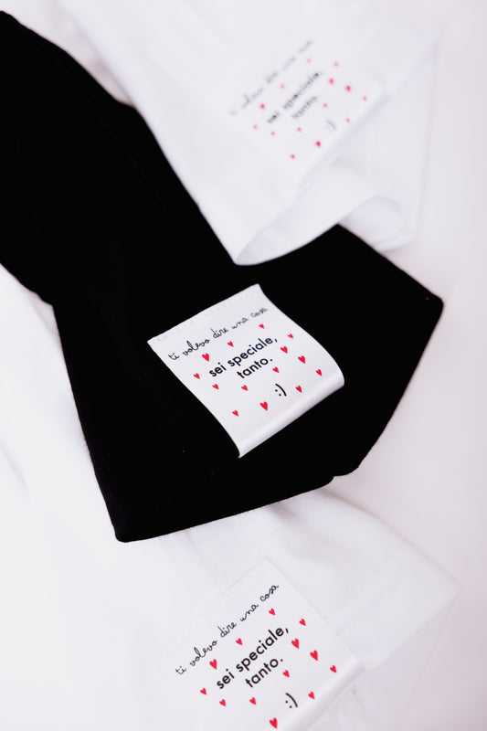 T-shirt bianca/nera